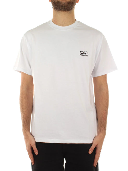 Propaganda Logo Embroidery T-shirt White 2025