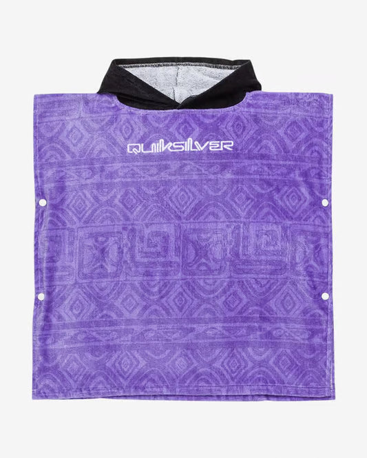 Quiksilver Boys Hoody Beach Towel Violet