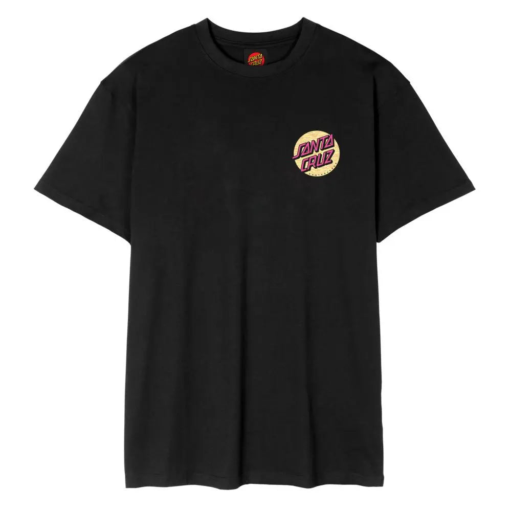 Santa Cruz  Wagon Dot Chest T-Shirt Black
