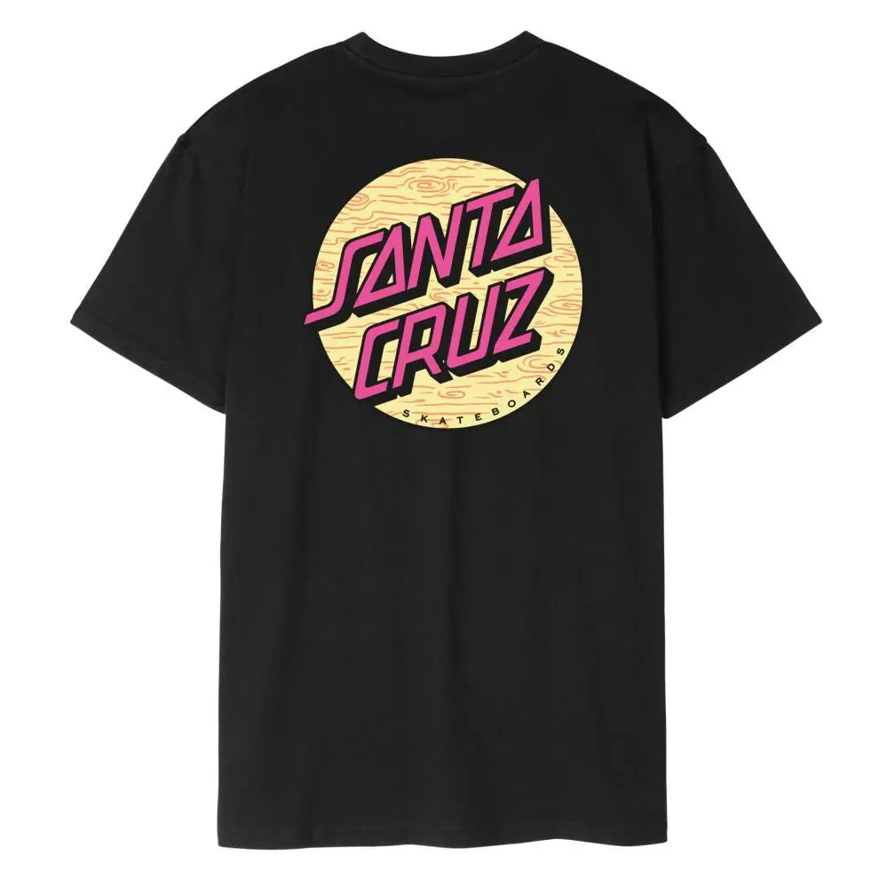Santa Cruz  Wagon Dot Chest T-Shirt Black