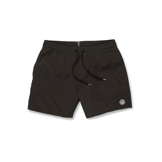 Volcom Lido Solid Trunk 16" Boardshort Black