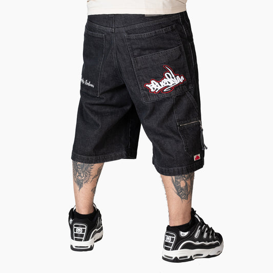 Blueskin Shorts Jeans Baggy Wareko Black