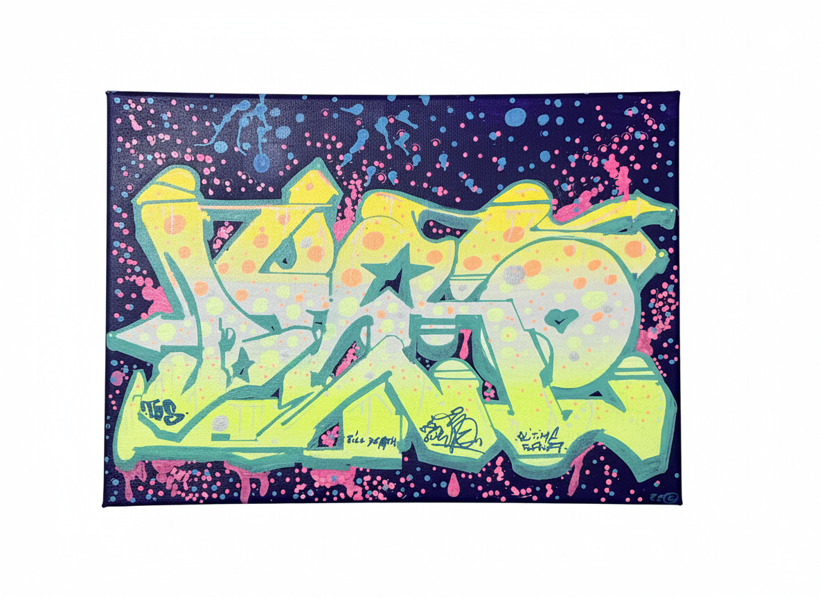 Yellow Cosmic Dots 02