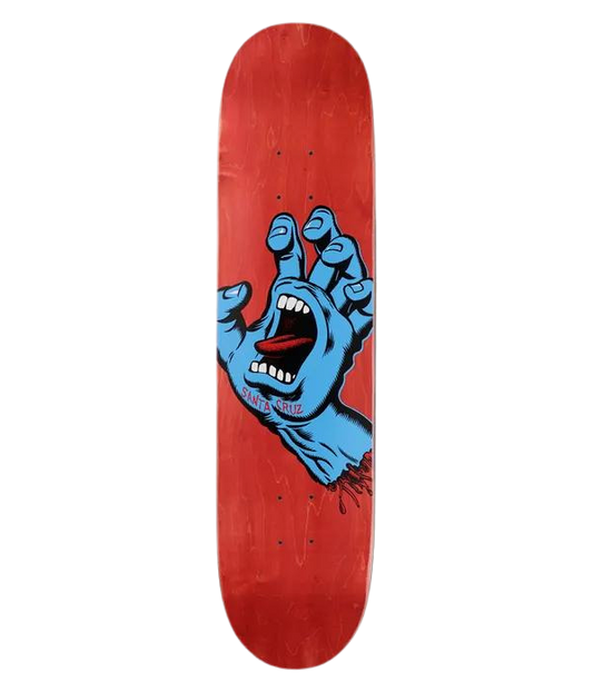Santa Cruz Screaming Hand Red Deck 8"