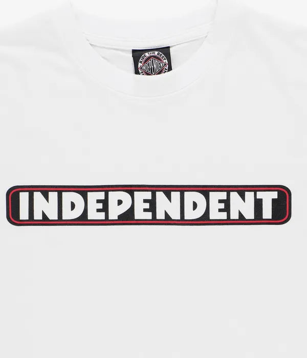 Independent Bar Logo T-shirt White