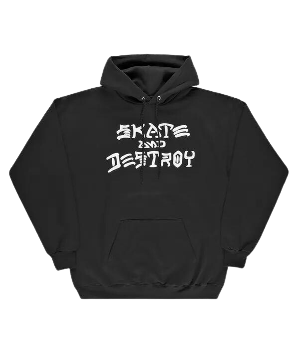 Thrasher Skate & Destroy Hoodie Black