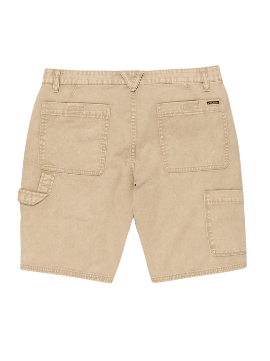 Volcom Kraftsman Denim Shorts Almond
