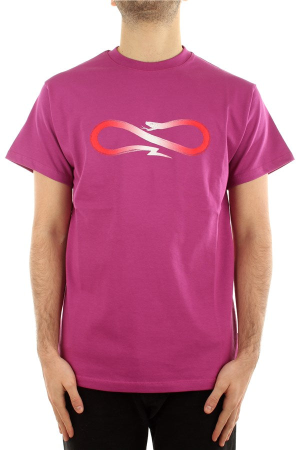 Propaganda Logo Gradient T-Shirt Viola