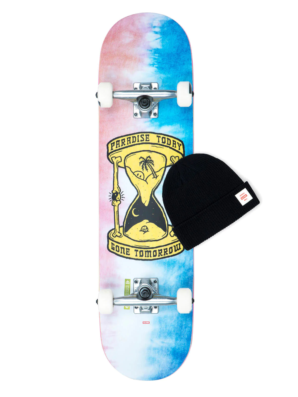 Globe G1 Gone Tomorrow + Beanie Blue/Pink Dye