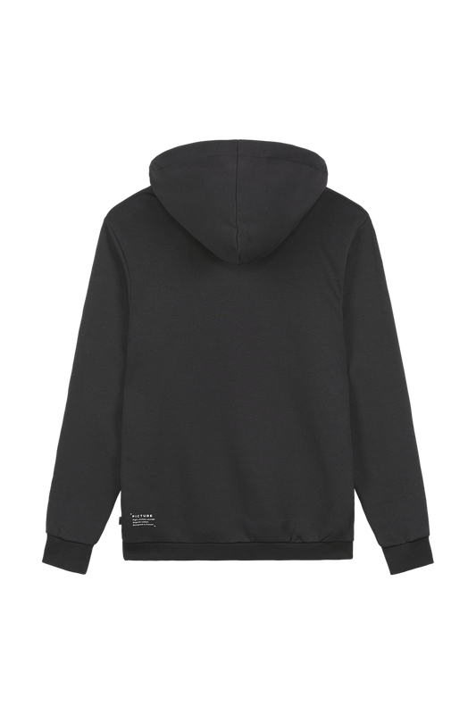 Picture Basement Flock Hoodie Black