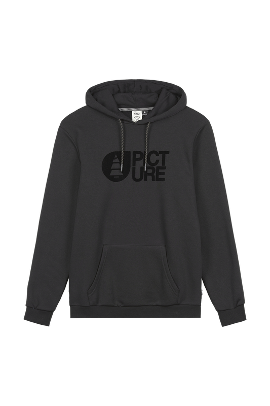Picture Basement Flock Hoodie Black