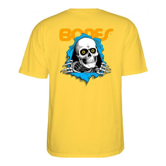 Powell Peralta "Ripper" Bones Brigade T-shirt Yellow