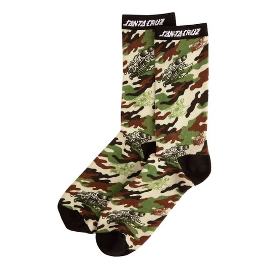 Santa Cruz Slasher Socks Camo