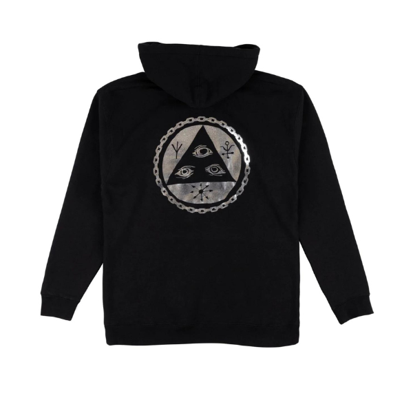 Welcome Tali Chain Hoodie Black