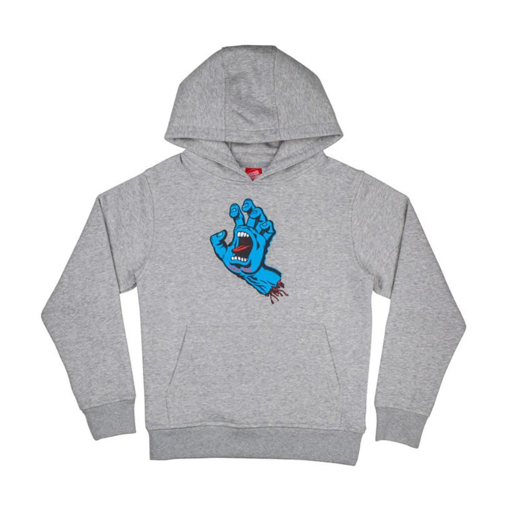 Santa Cruz Youth Screaming Hand Hoodie Grey