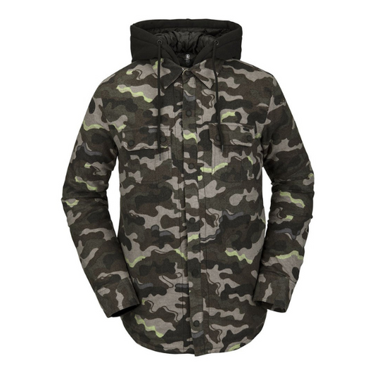 Volcom Field Insulated Flannel Jacket Camo