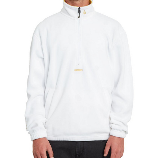 Volcom Atavic Quarter Zip Fleece White