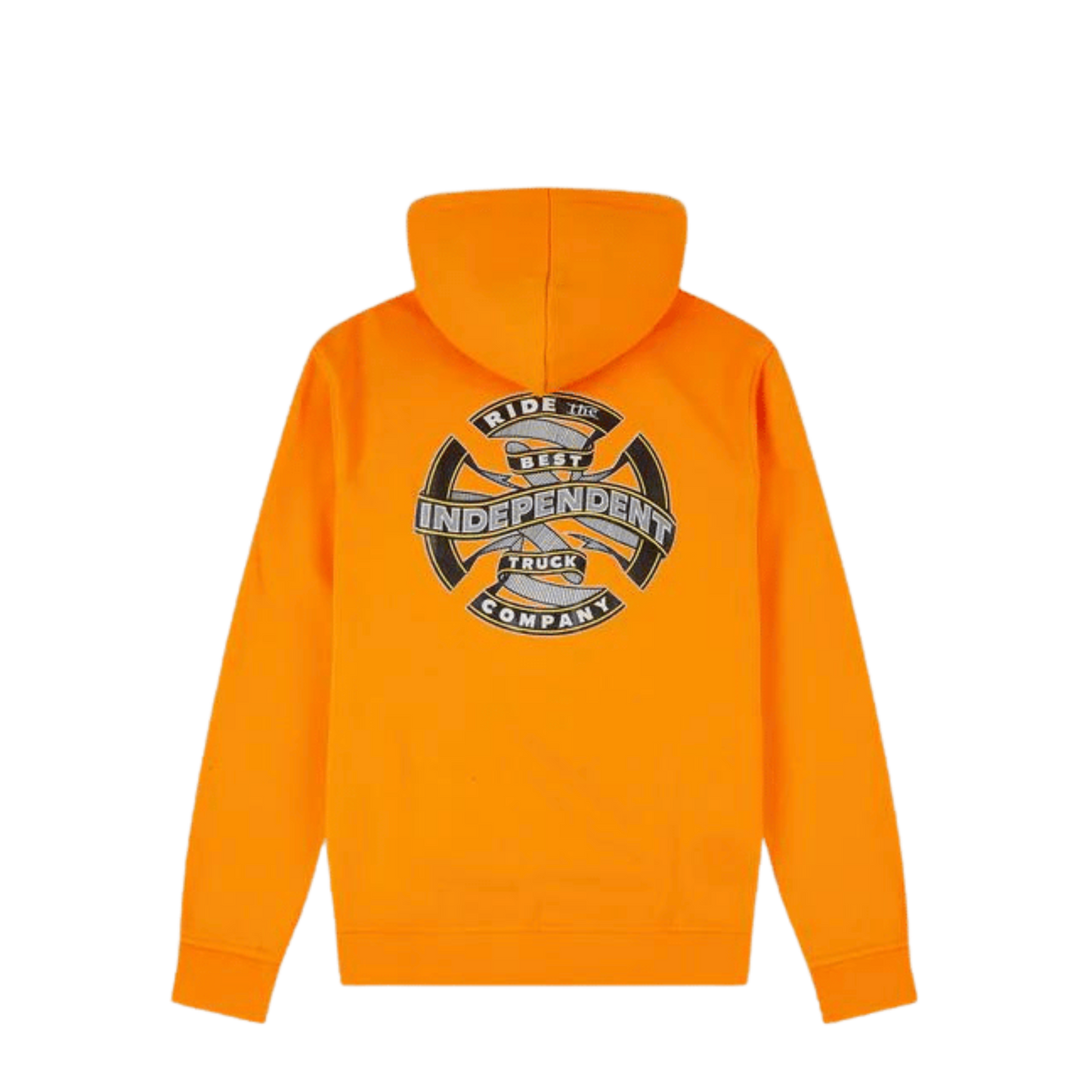 Independent Bar Cross Ribbon Hoodie Orange