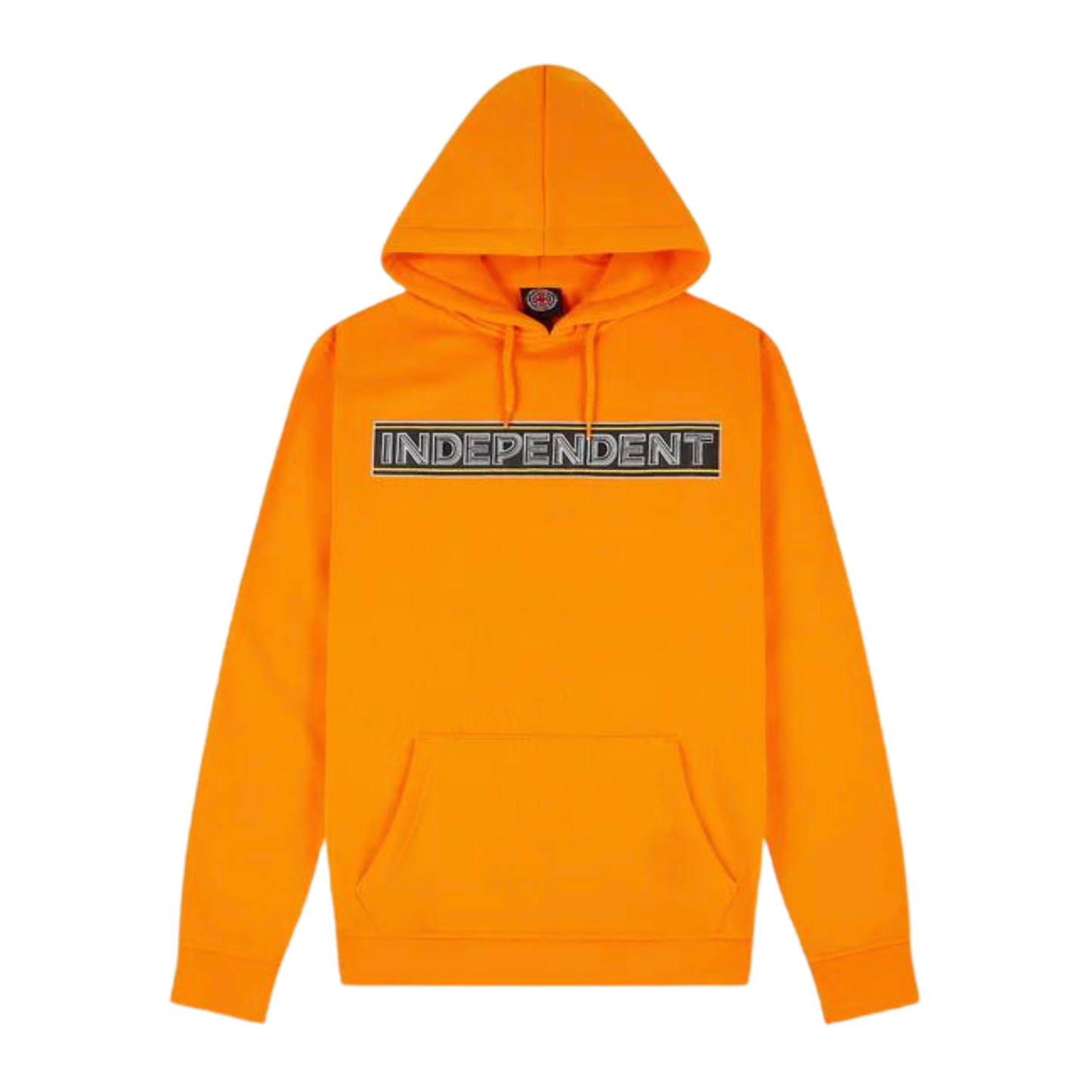 Independent Bar Cross Ribbon Hoodie Orange