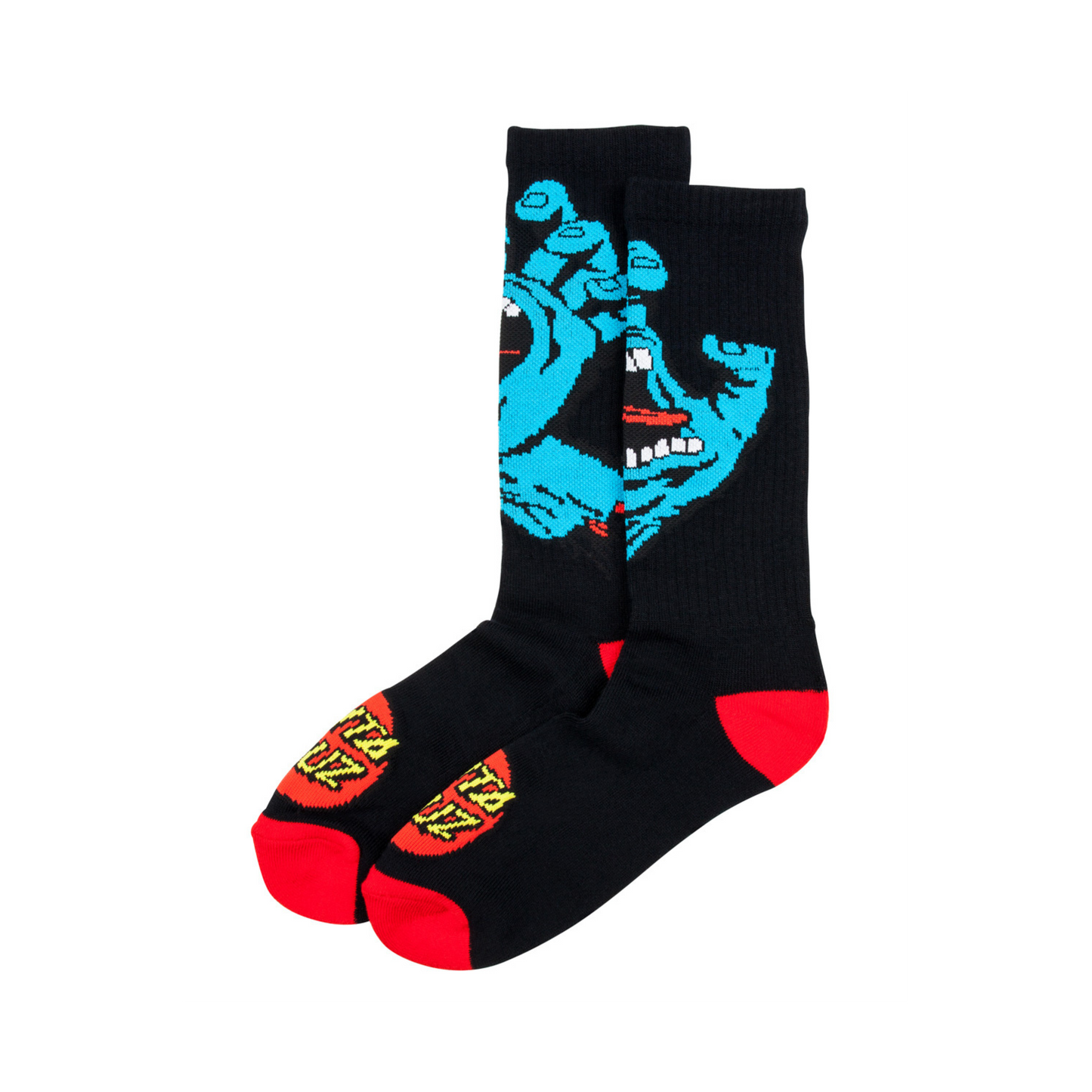 Santa Cruz Screaming Hands Socks Black