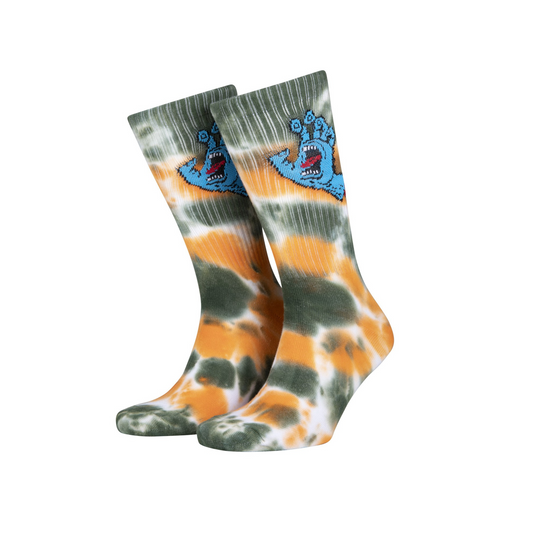 Santa Cruz Screaming Hand Tie Dye Socks