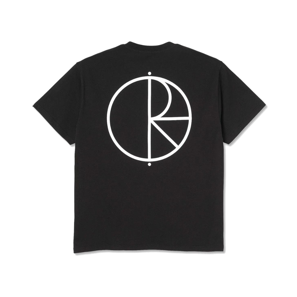 Polar Skate Co. Stroke Logo Back T-shirt Black