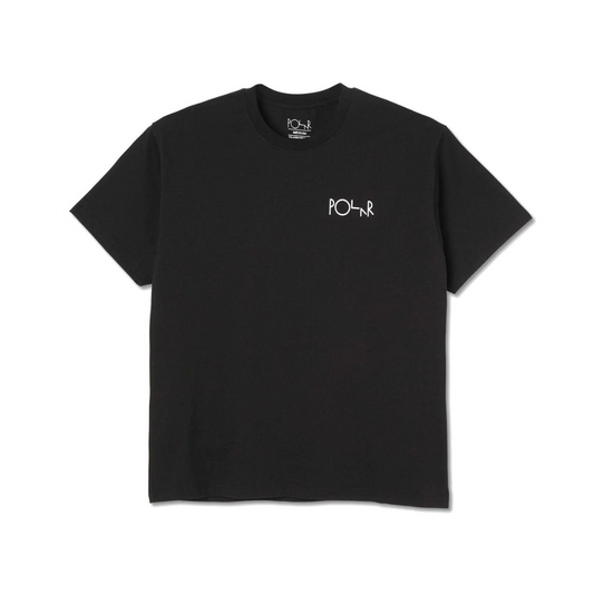 Polar Skate Co. Stroke Logo Back T-shirt Black