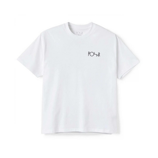 Polar Skate Co. Stroke Logo Back T-shirt White