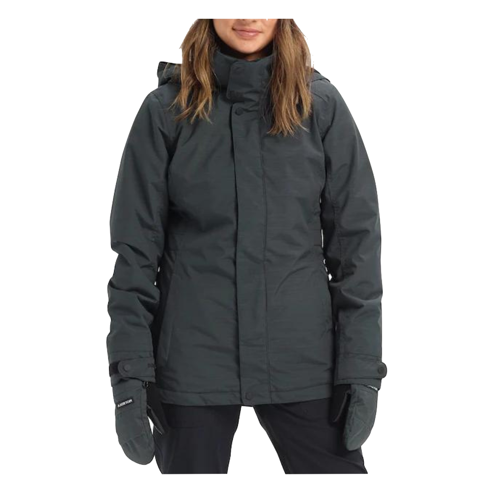Women's Burton Jet Set 2L Jacket Black Heather