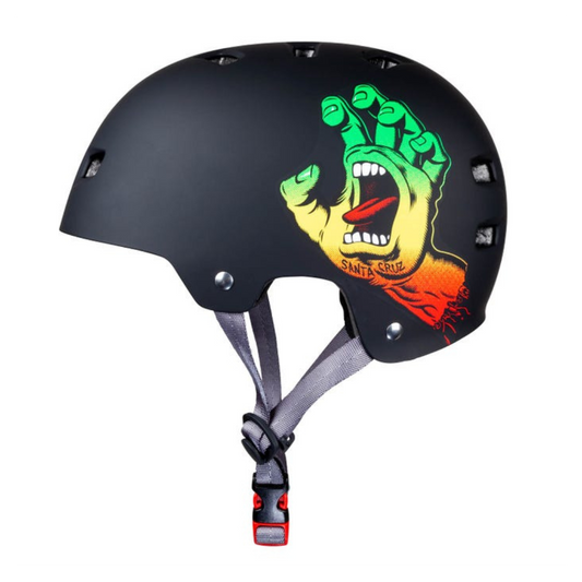 Santa Cruz Screaming Hand Helmet Rasta