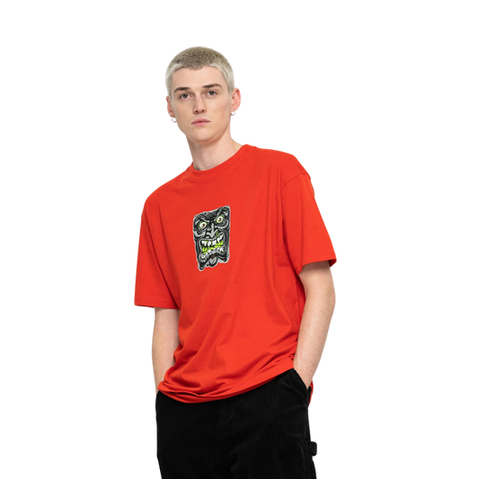 Santa Cruz Roskopp Face Front T-shirt Red