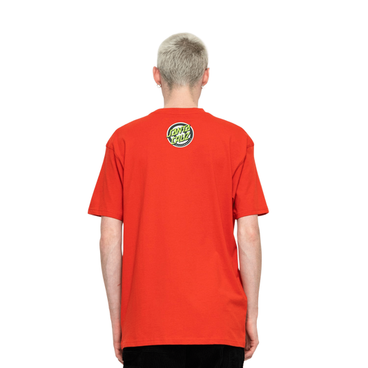 Santa Cruz Roskopp Face Front T-shirt Red