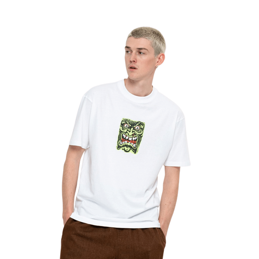 Santa Cruz Roskopp Face Front T-shirt White