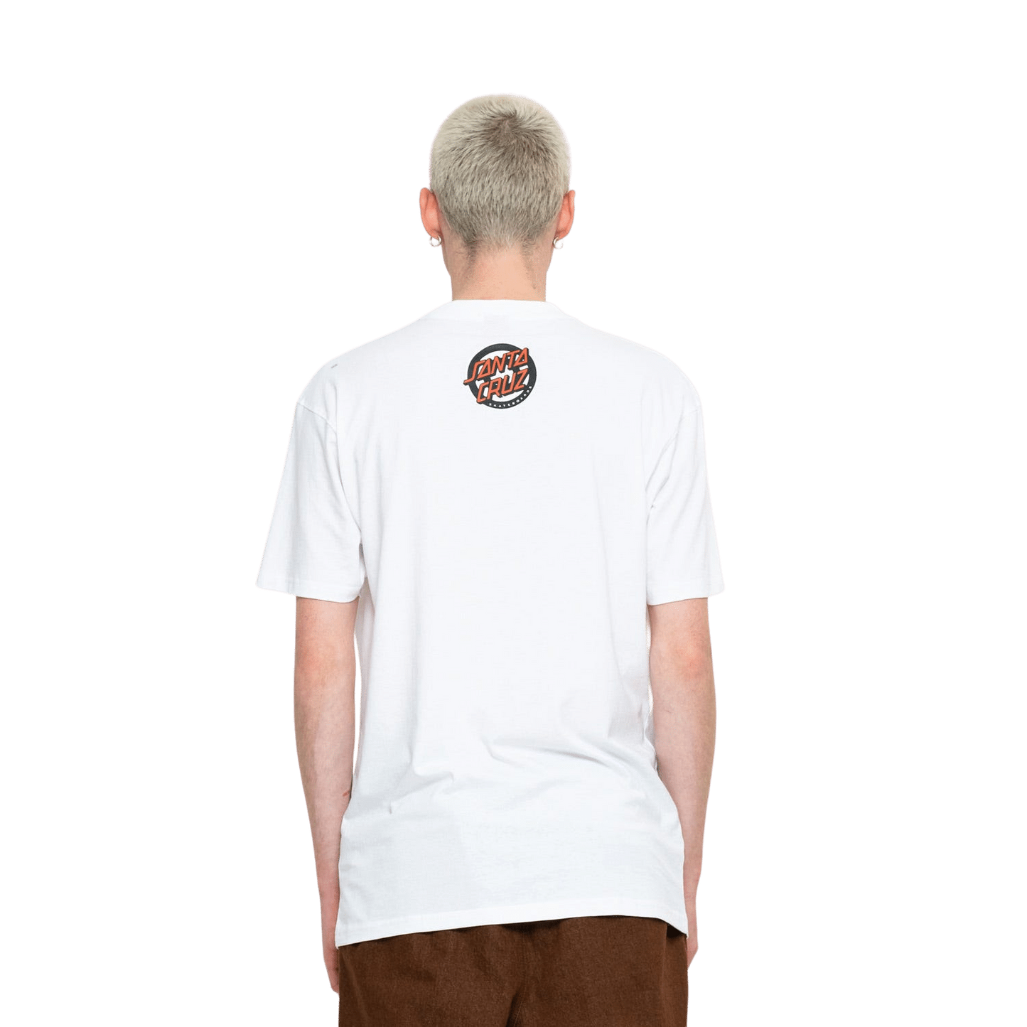 Santa Cruz Roskopp Face Front T-shirt White
