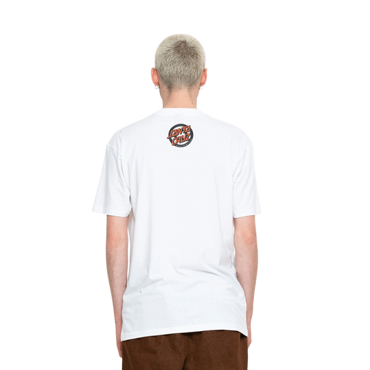 Santa Cruz Roskopp Face Front T-shirt White