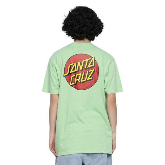 Santa Cruz Classic Dot Chest T-Shirt Apple Mint
