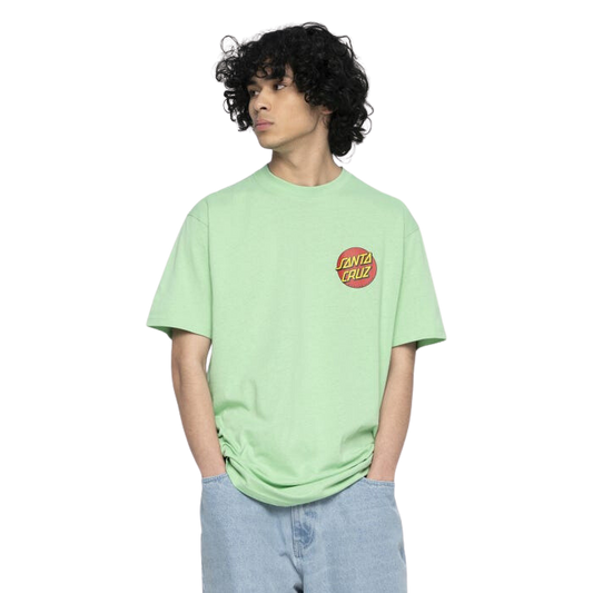 Santa Cruz Classic Dot Chest T-Shirt Apple Mint
