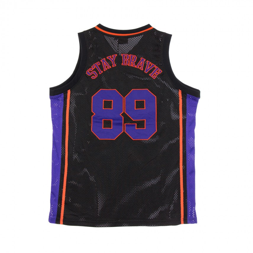 Dolly Noire Basket Tank Black & Purple