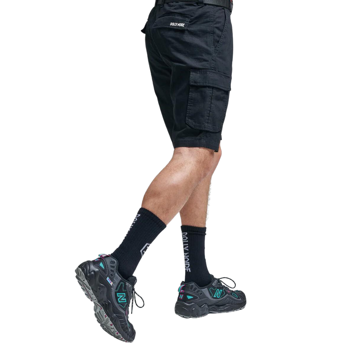 Dolly Noire Cargo Ripstop Shorts Black
