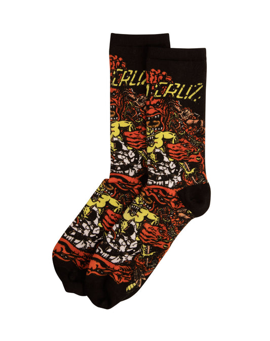 Santa Cruz Roskopp The Five Socks Black